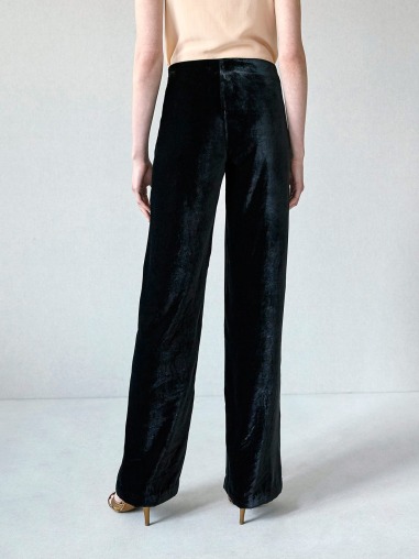 Pantalón terciopelo detalle de cuentas PAN.6970.413