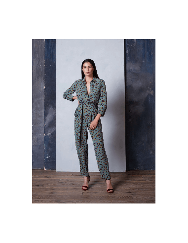 Camisa animal print verde 4323194