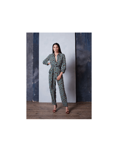 Camisa animal print verde 4323194