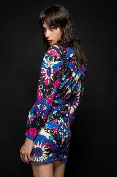 Vestido lentejuelas Mirage w22924 Peace and Chaos