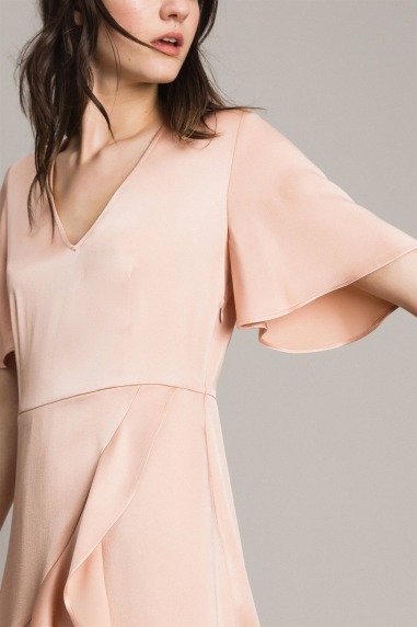 VESTIDO DE CADY ENVERS SATÉN NUDE