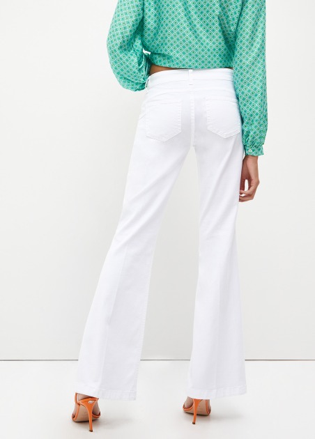 Vaqueros acampanados de denim elástico UA3214 | LIU JO