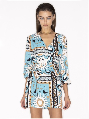 ASTRAL PLANE SHORT DRESS S23907 | PEACE AND CHAOS