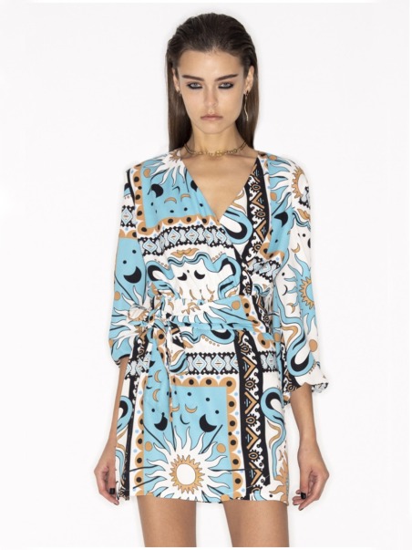 ASTRAL PLANE SHORT DRESS S23907 | PEACE AND CHAOS