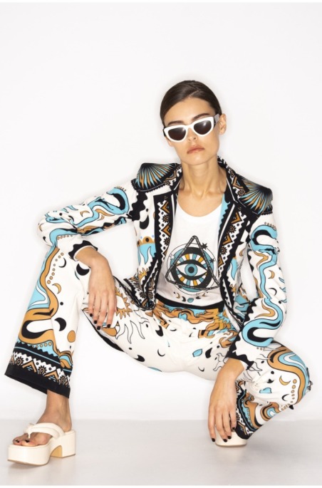 THIRD EYE T-SHIRT - Cotton S23232A | PEACE AND CHAOS