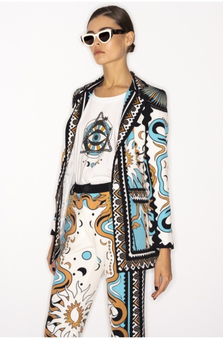 THIRD EYE T-SHIRT - Cotton S23232A | PEACE AND CHAOS