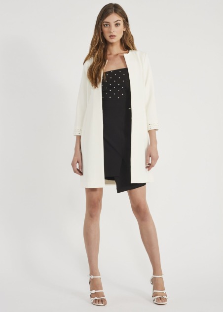 Vestido tubo tachuelas 15007