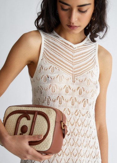 Vestido ecosostenible de punto WA3068 | LIU JO