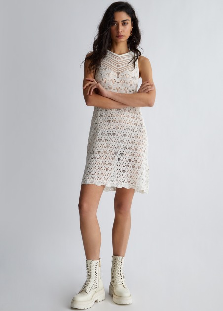 Vestido ecosostenible de punto WA3068 | LIU JO