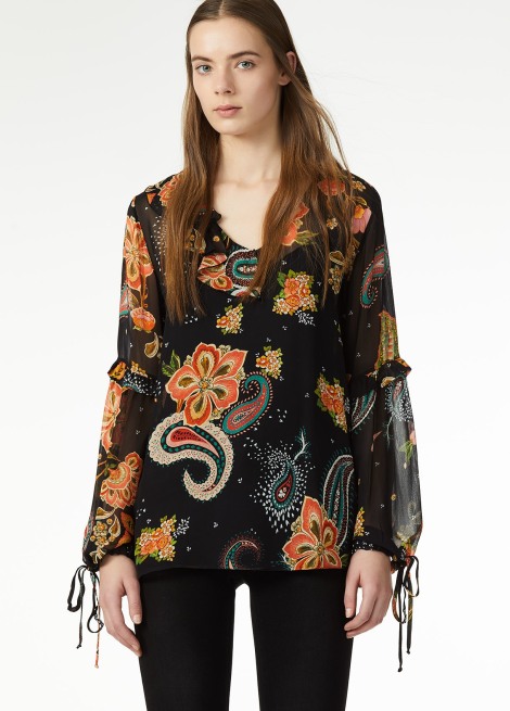 Blusa "Safari Garden Party" F19096