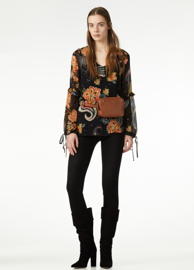 Blusa "Safari Garden Party" F19096
