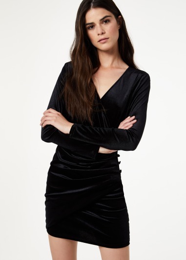 Vestido Corto De Terciopelo F69245