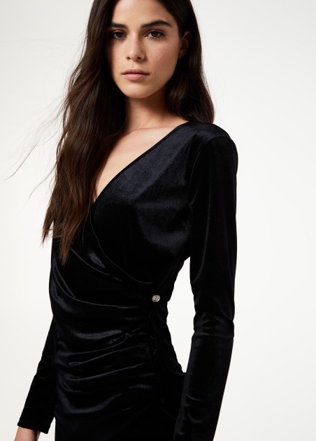 Vestido Corto De Terciopelo F69245