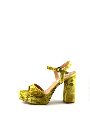 Sandalia terciopelo 50629 ezzio ocre | Ezzio