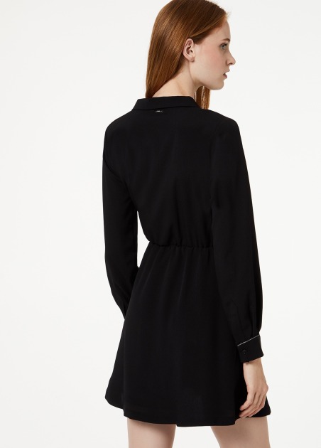 Vestido Corto Con Flecos  F69292