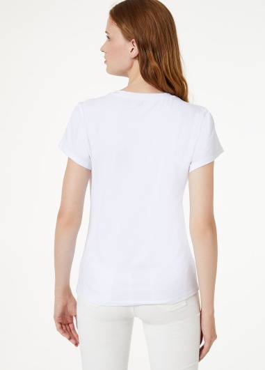 Camiseta  Estampado Y Aplicaciones 69321