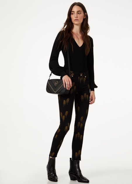 Pantalon  estampado tigre w69310