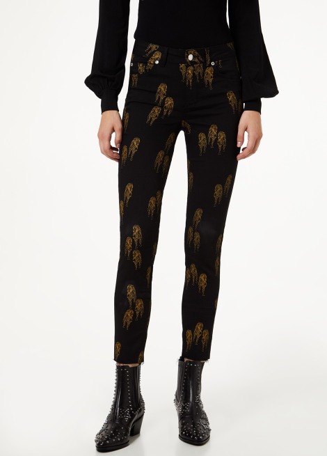 Pantalon  estampado tigre w69310 2