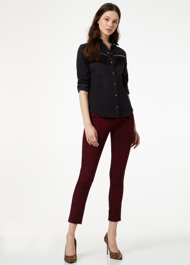 Camisa Vaquera flecos U69071