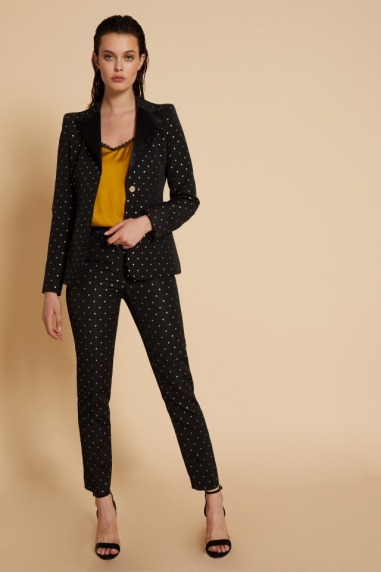 Pantalon Deneuve negro corazones