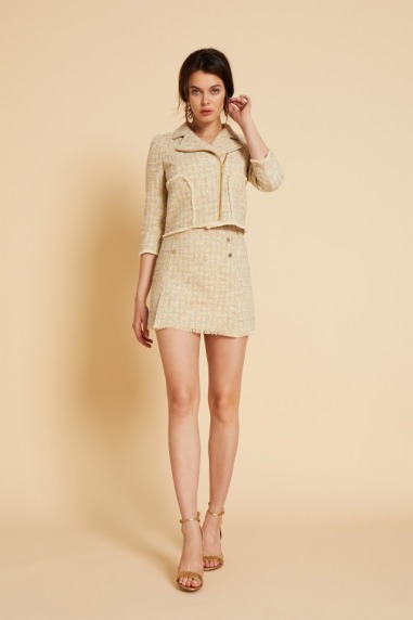 Falda beige corinne