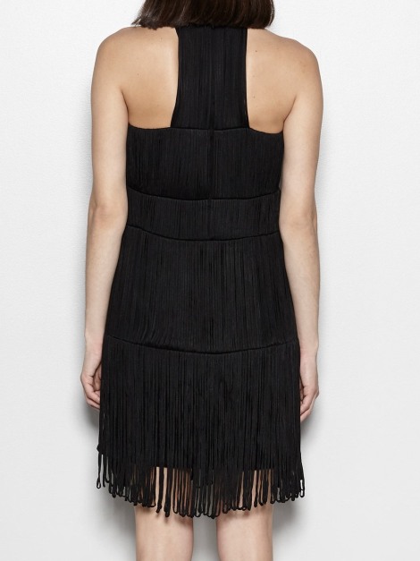 Vestido halter con flecos  VES.1064.695 2