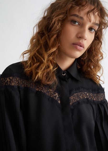 Camisa de crepé de China MF3137 | LIU JO