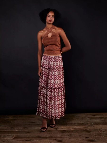 Top cruzado lurex cobre 7104-664 | IS COMING