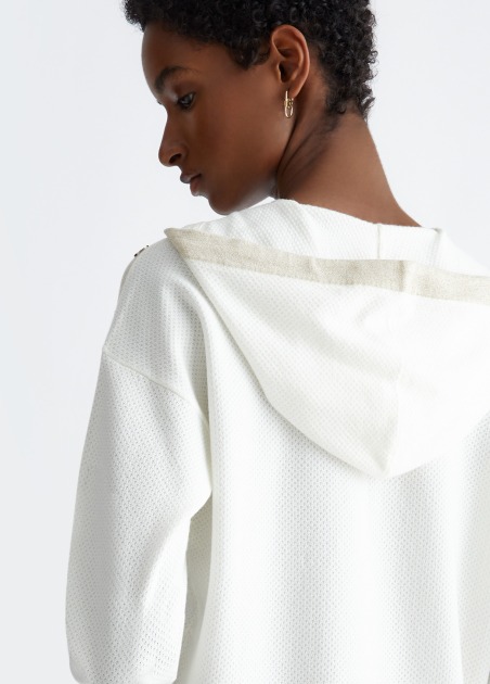 Sudadera de punto con capucha TA4050 | LIU JO