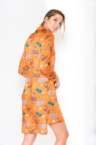 Vestido Fantasma naranja La condesa