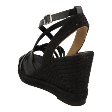 Cuña yute 888 piel negro | Casteller