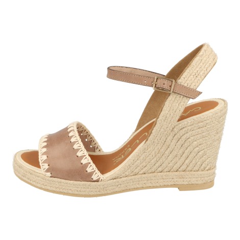 Cuña yute piel lino 884 | Casteller