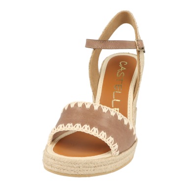 Cuña yute piel lino 884 | Casteller