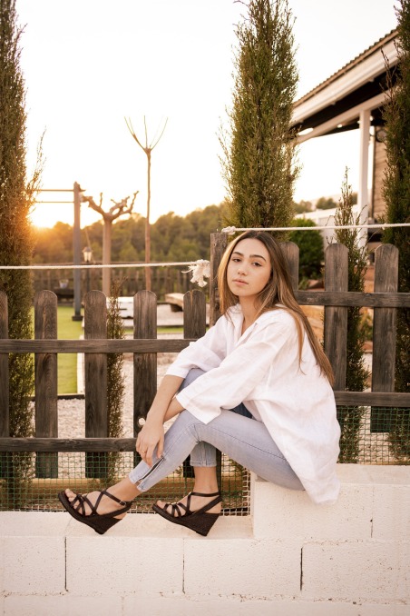 Cuña yute 888 piel negro | Casteller