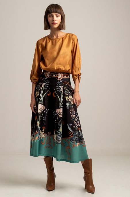 ANTHOLOGY MIDI SKIRT 4300A | PEACE AND CHAOS