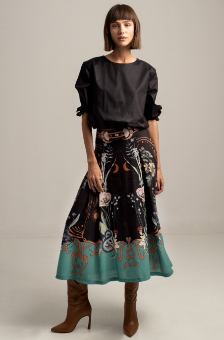 ANTHOLOGY MIDI SKIRT 4300A | PEACE AND CHAOS