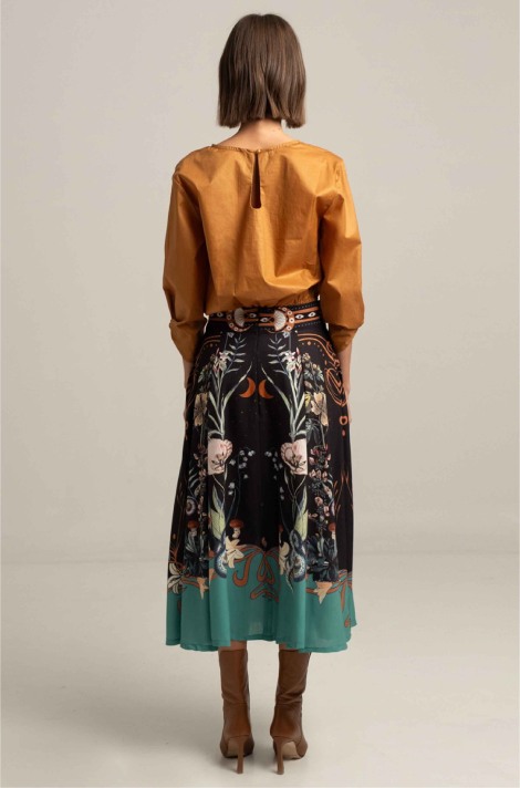 ANTHOLOGY MIDI SKIRT 4300A | PEACE AND CHAOS 2