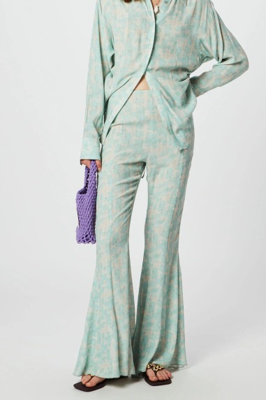 Pantalon viscosa y crepe estampado P084 | ISABELLE BLANCHE