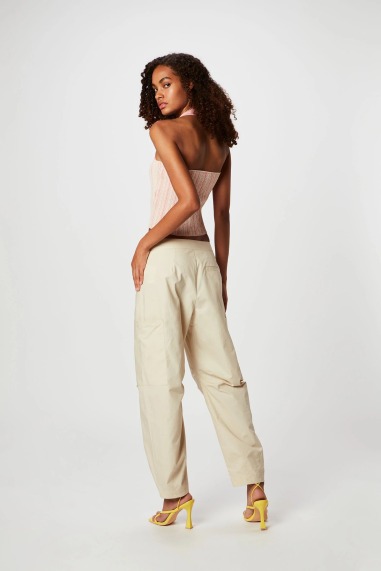 Pantalon popelin con bolsillos P073 | ISABELLE BLANCHE