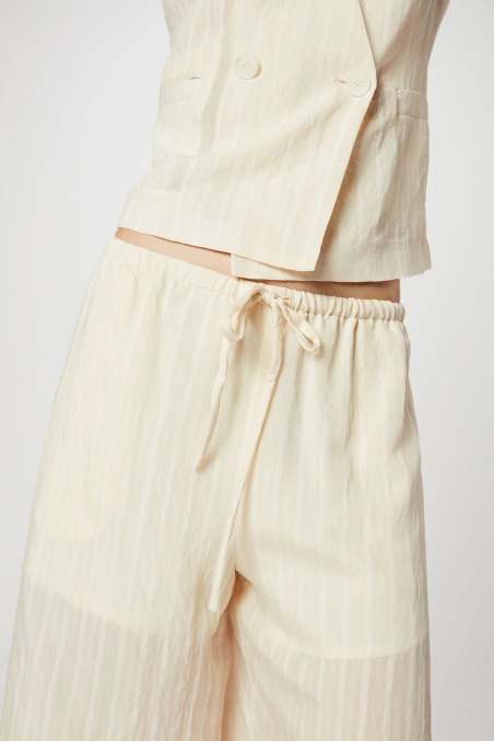 Pantalon con cirturon de cordon P088 Isabelle Blanch | ISABELLE BLA...