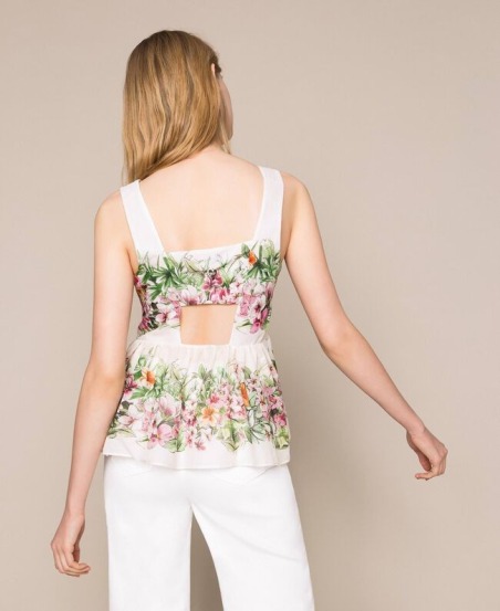 Top estampado de flores 2480