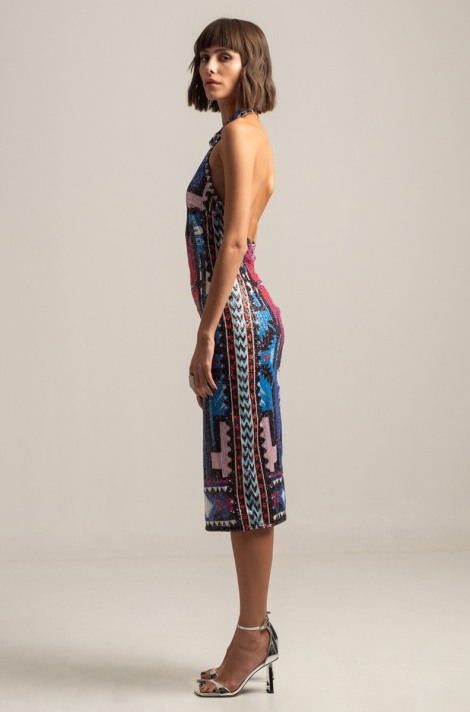 REICARNATION SEQUIN LONG DRESS 922 | PEACE AND CHAOS