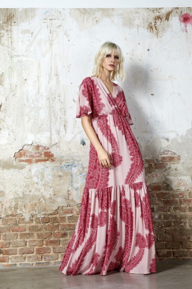 VESTIDO MARGOT GROSELLA