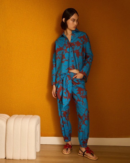 Baggy estampado de popelín Iscoming 6222 | IS COMING