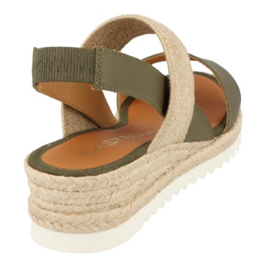 Cuña Casteller Anyelaca Vacuno Kaki – Elástico Natural | Casteller