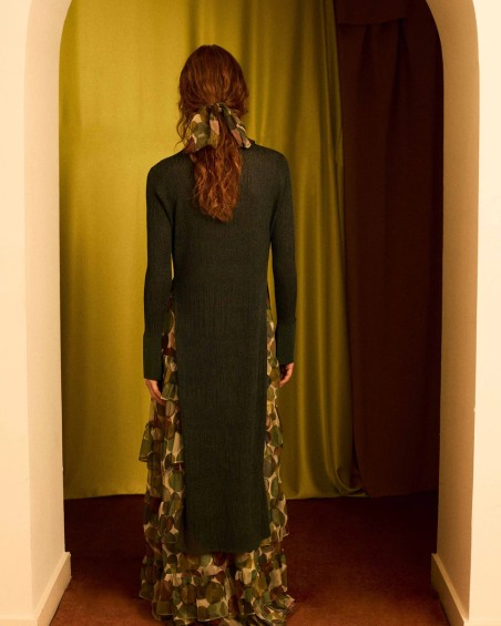 Jersey largo lurex plomo 6634 | IS COMING