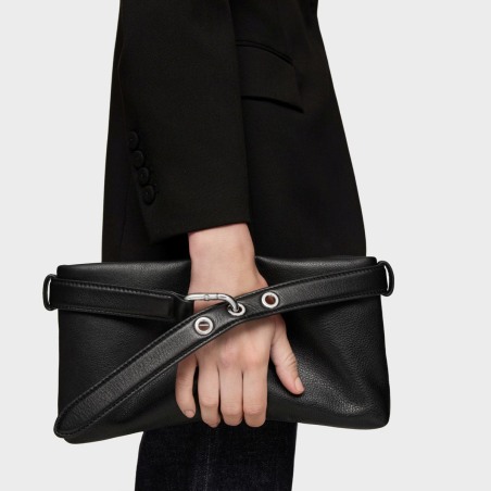 Clutch negro de piel TOUS Hold |