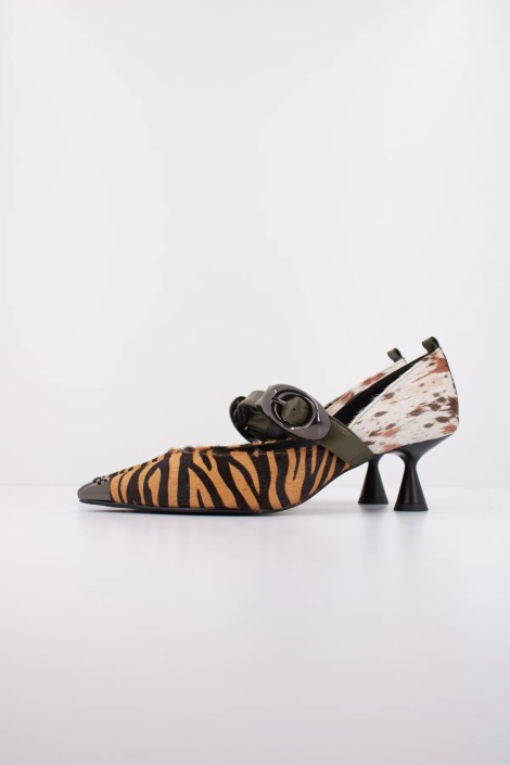 Zapato Ezzio piel potro 55247 cuero kaki | Ezzio